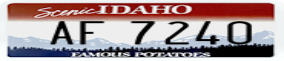 Truck License Plate